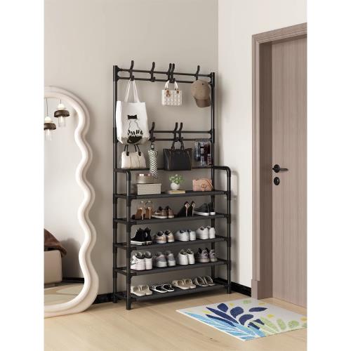 三夢衣帽架落地臥室掛衣服家用室內置物客廳衣架宿舍多功能收納架