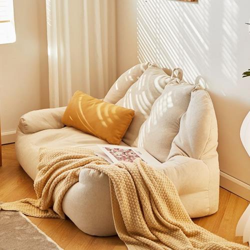 懶人沙發地上落地式陽臺云朵沙發椅客廳小戶型網紅宿舍兒童小沙發