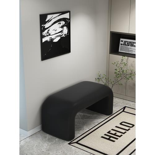 換鞋凳家用門口入戶穿鞋凳輕奢玄關進門凳臥室床尾凳軟包長條凳子