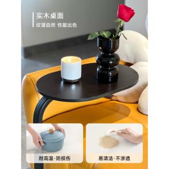 陽臺簡易邊幾小桌子創意型可移動客廳沙發旁置物架網紅床頭宿舍用