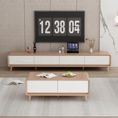 三夢電視柜小戶型落地電視柜客廳家用2025新款茶幾電視機柜組合