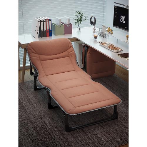 單人折疊床辦公室午休工位午睡神器躺椅家用簡易小床便捷式行軍床