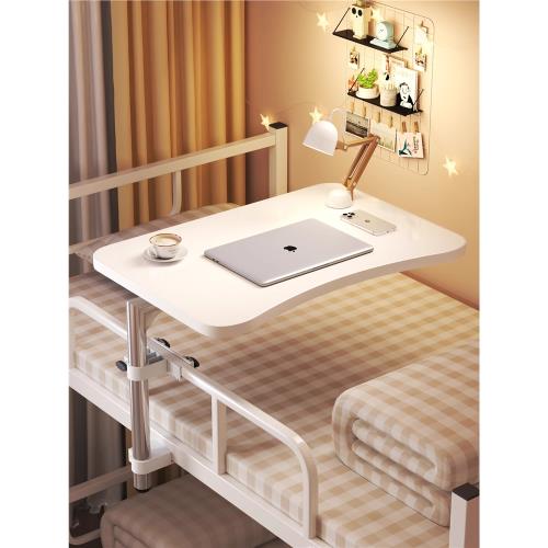 床上書桌電腦桌折疊床邊寢室宿舍上鋪懸空側面大學生懸掛式小桌子