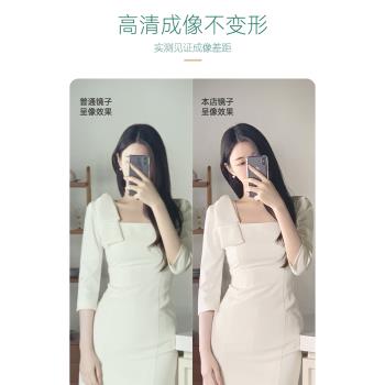 全身鏡入戶門口穿衣鏡試衣鏡落地鏡健身鏡子壁掛鏡上墻儀容鏡玄關