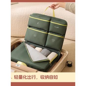 旅行收納袋行李箱衣物內衣出差便攜分裝整理衣服袋套裝折疊旅行包