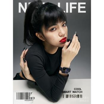華強北watch智慧手錶女款s9支付NFC接打電話心率長續航多功能情侶運動手環適用於小米蘋果OPPO手機