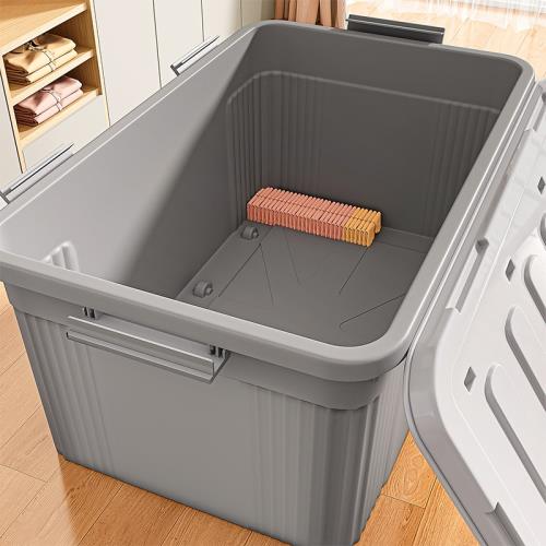 特大號收納箱大容量超大家用整理箱塑料加厚加硬衣服棉被儲物箱子