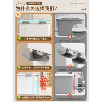 收納箱塑膠超大容量家用收納衣服整理箱玩具書本後備儲物周轉箱子