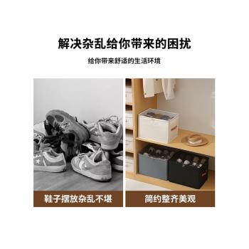 鞋盒新款2025爆款裝鞋子專用收納盒神器整理箱放拖鞋存放盒大容量