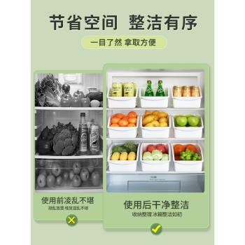 佳幫手冰箱收納盒抽屜式食品級保鮮盒廚房儲物蔬菜雞蛋水果整理盒