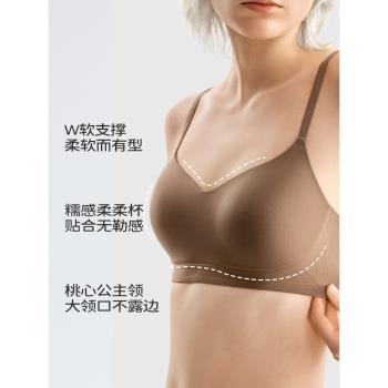 舒氧美背內衣女2025年新款小胸聚攏露背隱形無鋼圈軟支撐無痕文胸