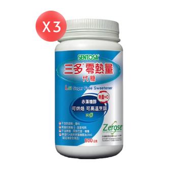 【SENTOSA 三多】零熱量代糖 600g*3罐 (共1800g)