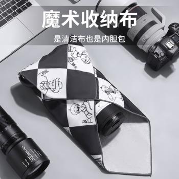Ulanzi優籃子 相機百貼布內膽包單反相機收納布微單百折布保護套相機魔術布適用富士佳能徠卡相機鏡頭保護袋