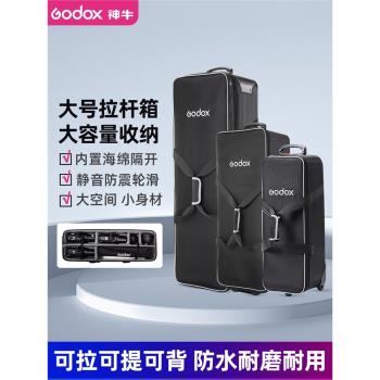 Godox神牛影棚套裝 攝影燈具包CB-04 01 06 05 09 10套裝箱包大型拉桿攝影箱攝影器材外拍移動式燈箱