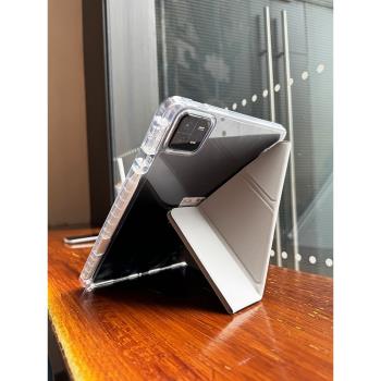 3+y支撐適用小米平板7pro保護套11英寸6Spro12.4一體式紅米Redmipad12.1帶筆槽亞克力14MAX透明硬殼防彎防摔