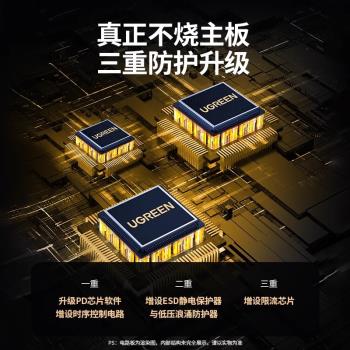 綠聯拓展塢typec集usb轉換器適用蘋果macbook筆記本電腦ipad手機插頭hub網線hdmi投屏擴充套件塢網口千兆多口連線