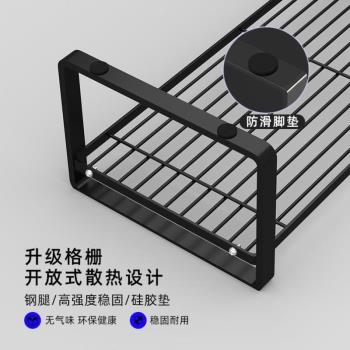 托架燒烤電腦懸空底座散熱桌面增高}架架子支架筆記本顯示器置物