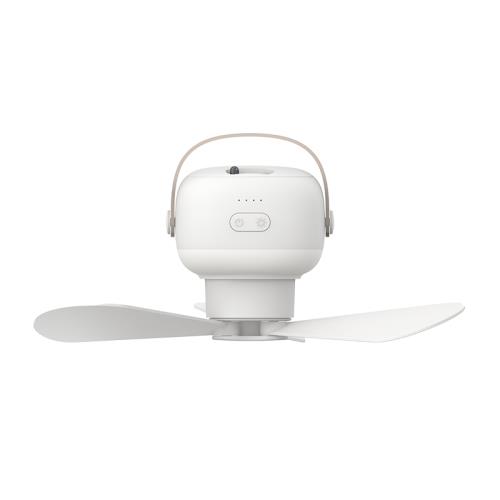 宿舍小吊扇夜燈床上電風扇usb充電露營戶外帳篷蚊帳靜音大風力家用迷你小型便攜式學生寢室上下鋪床頭吊扇燈