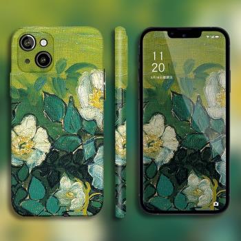 magsafe磁吸適用iphone16promax磨砂蘋果15pro夜光14手機殼新款13全包鏡頭16e薄12保護套11防摔硬殼野玫瑰