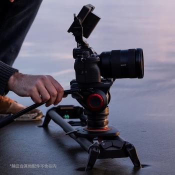 曼富圖MVH500AH雲臺單反攝影攝像液壓獨腳架滑軌婚慶短視頻拍鳥臺