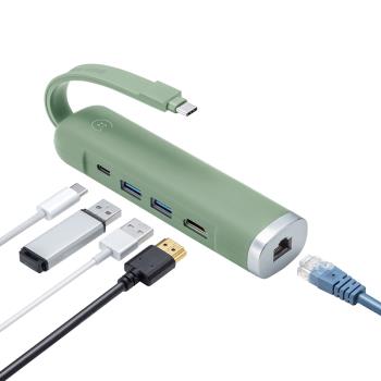 日本SANWA分線器HUB typec集線器usb擴展器HDMI轉換接頭筆記本臺式電腦多功能ubs外接U盤多口拓展塢