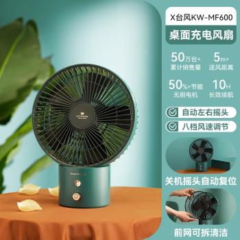 手持小風扇usb小型戶外電風扇靜音辦公室桌上面隨身充電款宿舍迷你便攜式折疊掛脖夏天降溫神器吹輔食嬰兒車