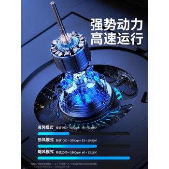 綠巨能壓風式筆記本電腦散熱神器製冷降溫渦輪風扇18寸遊戲本專用支架水冷散熱防塵底座外星人拯救者散熱器