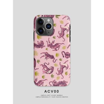 Acvoo叢林動物iPhone16Promax適用於12雙層15P全包防摔14手機殼