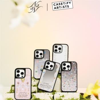歐陽娜娜×CASETiFY聯名森林秘境 自然藝術美學適用蘋果iPhone16 Pro max/15/14/13限定磁吸手機殼防摔保護套