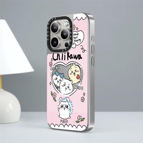 蘋果手機殼CASETi聯名Chiikawa吉伊卡哇小可愛iPhone16ProMax鏡面磁吸MagSafe新款防摔15plus141312華強北