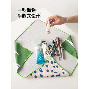 暖藻 原創多功能百貼布單反相機包裹布鏡頭保護套索尼佳能佳能無人機p人化妝品收納袋iPad平板電腦魔術自粘布