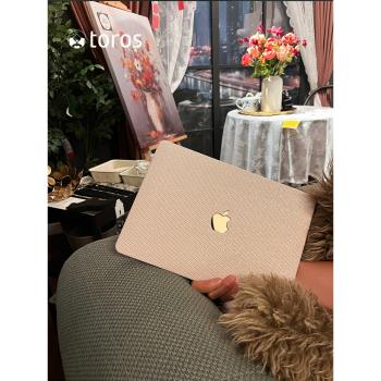 bling2024款適用M4蘋果筆記本保護套13寸macbookair保護殼pro14電腦殼m3透明m2軟殼15皮質16矽膠原創女生m1