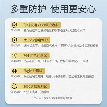 UGREEN綠聯USB轉RS422/485轉換器九針串列埠線電腦com口通訊線60562