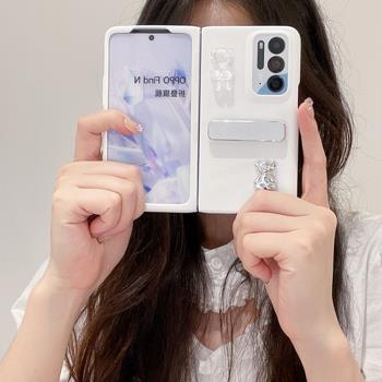 適用於oppo findn手機殼新款oppofindn3折疊屏保護殼全包防摔findn2保護套潮男女同款oppo find n2手機套外殼