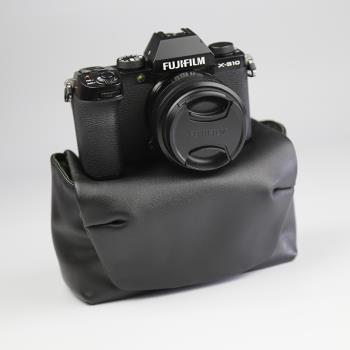 微單相機包佳能powershot v1富士XM5X100VI xt50XT30真皮套牛皮袋