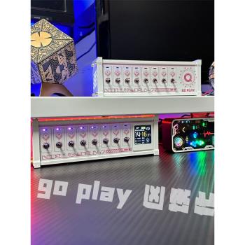 GO PLAY區塊化USB鈕子開關桌面擺件排插獨立控制送男友禮物桌搭