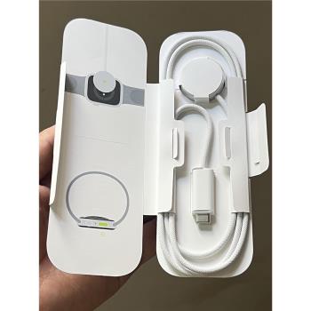 適用於Apple Watch蘋果手錶充電線原裝S7S89Uitra快充編織磁力線