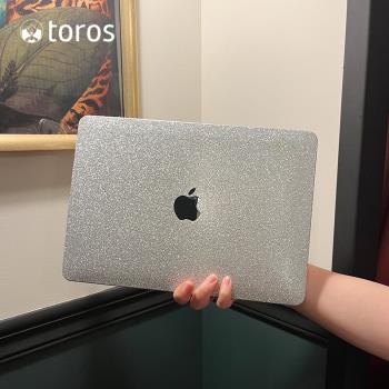 bling~適用2024款蘋果筆記本保護套13寸macbookair保護殼pro14寸電腦殼m3透明m2軟殼15皮質16超薄原創女生m1