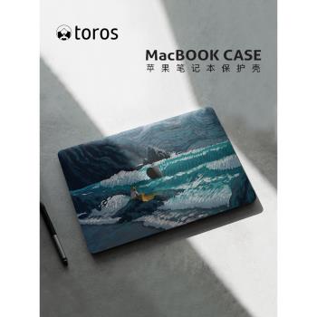 2024款梵高適用macbookpro保護殼14寸M4透明m2軟殼Air13.6保護套m3蘋果筆記本電腦殼m1皮質15矽膠16寸超薄mac
