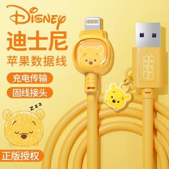 iPhone 迪士尼數據線草莓熊ipad平板Typec安卓手機充電線pd車載線快充