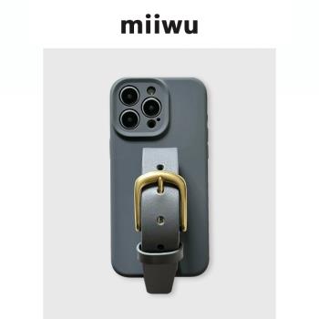 經典ins風矽膠手機保護殼腕帶