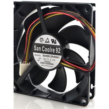 9G0612P1M031/041全新三洋SANYO 6038cm 12V 0.35A雙滾珠靜音風扇