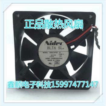 全新Nidec 8025軸流散熱D08A-24TS201數碼配件筆記本24V散熱風扇