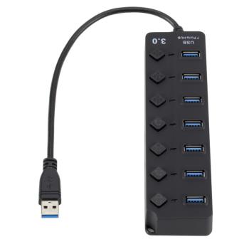 一拖七usb3.0分線器電腦USB擴展器7口hub集線器USB3.0hub擴充套件塢