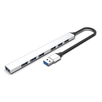 TYPE一拖七擴充套件器速hub集線器USB 7口拓展塢分線器多功能擴充套件塢