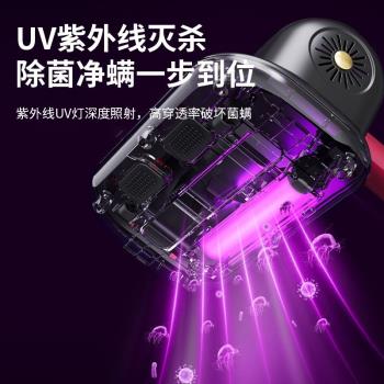跨境除蟎儀家用無線紫外線殺菌機大吸力手持吸貓吸塵器除蟎蟲神器