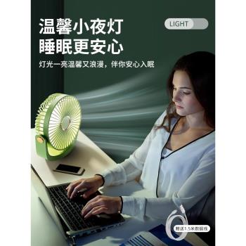 2025新款小風扇辦公室桌上桌面迷你風扇製冷輕音學生宿舍充電USB小電扇插電款臺式超音便攜式工位風扇靜