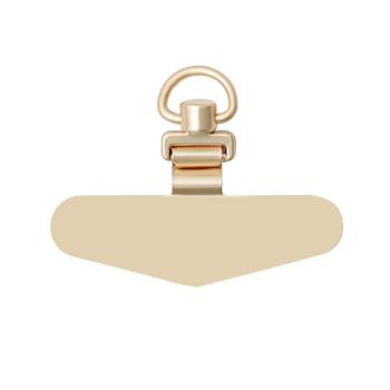 爆款360旋轉超薄手機掛繩夾片金屬貼片不銹鋼墊片固定手機背夾片