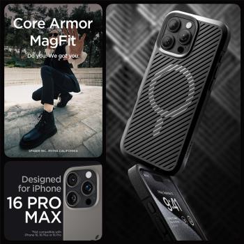 Spigen 適用於蘋果iphone16 pro max手機殼新款16pro防摔保護套plus男士高階感矽膠軟殼Mag Safe磁吸外殼時尚