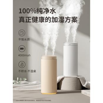 小型加濕器便攜充電辦公室桌面臥室宿舍學生家用車載空氣凈化器